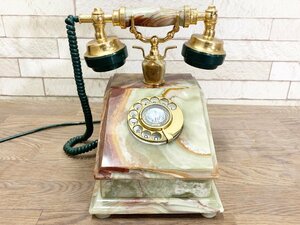  day . electro- machine NIKKO Nikko Italy antique dial type telephone machine B-51-002 marble interior miscellaneous goods retro Vintage 