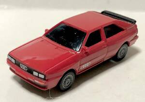 レア ラスト 1980 Audi Quattro Series 1 2200 直5 SOHC アウディ クアトロ クワトロ Red レッド プルバック ギミック 絶版