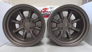 【在庫あり即納】RS Watanabe R TYPE 15×9J-13 4H-114.3 新マグカラー/15インチ ワタナベ アルミホイール 2本