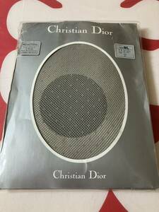 Christian Dior oC7151o ML グリ 柄 網 編み パンティストッキング タイツ panty stocking tights クリスチャンディオール