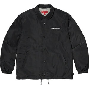 2023AW Supreme NYC Coaches Jacket シュプリーム コーチ ジャケット M　サイズ ブラック 黒　ミディアム　正規品