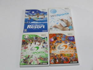G13【即日発送 送料無料 動作確認済】Wiiソフト Wiiスポーツ　Wiiスポーツリゾート　デカスポルタ　デカスポルタ２
