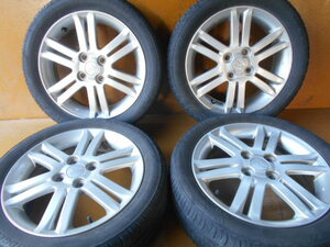 EA5056 ダイハツ 純正アルミ BS ECOPIA NH100C 165/55R15 4本セット 溝有 4.5J +45 100 2019年製タイヤ