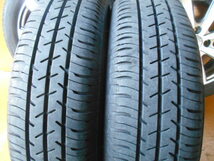 EA5057 エンケイアルミ SEIBERLING SL101 155/65R14 4本セット 溝有 4.5J +45 100 2022年製タイヤ_画像6