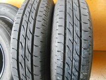 ET5062 鉄ホイール BS ネクストリー 145/80R13 4本セット 溝有 4.00B 100_画像4