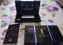 YVES SAINT LAURENT　イブサンローラン ガスライター ゴールド ローラー 着火未確認 現状品　未使用品　代理出品_画像1