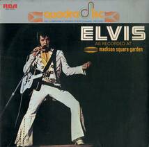 A00572034/LP/エルヴィス・プレスリー「Elvis As Recorded At Madison Square Garden エルヴィス・オン・ツアー (1972年・R4P-5032・CD-4_画像1