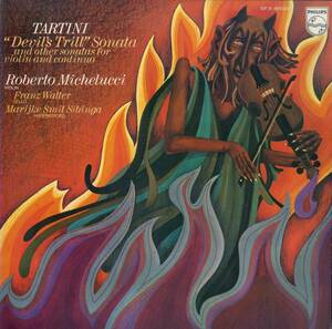 A00573456/LP/ロベルト・ミケルッチ(ヴァイオリン)「タルティーニ/ヴァイオリンとコンティヌオのためのソナタ集」