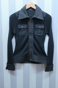 4-3046/23 district Zip up knitted jacket 