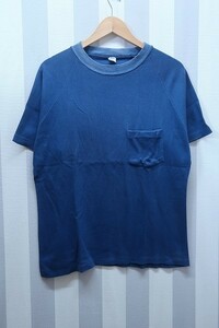 2-6105A/ART GUILD 半袖ラグランポケットTシャツ USA製 ビンテージ 送料200円 