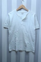 2-6129A/J.S.HOMESTEAD 半袖ヘンリーネックTシャツ ジャーナルスタンダード 送料200円 _画像1