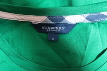 2-6040A/バーバリーロンドン　長袖ロゴTシャツ レディース BURBERRY LONDON 送料200円 _画像3