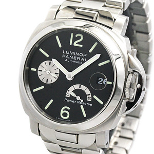 パネライ PANERAI ルミノール パワーリザーブ PAM00126 ブラック文字盤 メンズ腕時計 自動巻き 40mm Luminor Power Reserve