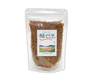 自然栽培 天日干し 結び米（赤米）(150g)★奈良県大和高原産★無肥料・無農薬・自家採取・天日干し★栄養豊富な古代米☆彡お米のルーツ♪