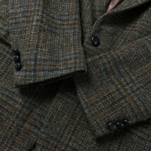 90年代 HARRIS TWEED ハリスツイード ウールテーラードジャケット メンズM相当_画像4