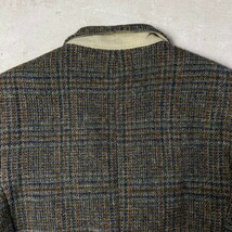 90年代 HARRIS TWEED ハリスツイード ウールテーラードジャケット メンズM相当_画像10