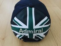 【良品】Admiral アドミラル★切替ドライキャップ★紺×黒_画像2