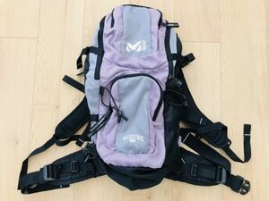 MILLET★HIKER28★バックパック★黒×グレー×淡紫