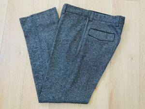 【美品】EPOCA UOMO★ツイードパンツ★グレー系★46