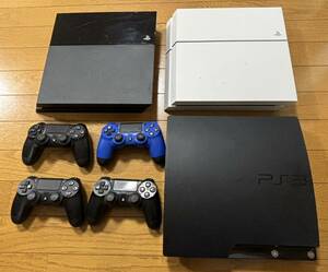 SONY ソニー PlayStation4 CUH-1000A CUH-1200A プレイステーション3 CECH-2000A 本体 PS4 コントローラー まとめて ジャンク