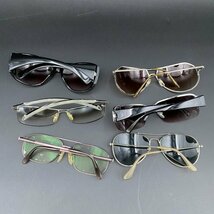 G1027 サングラス6点セット　おまとめ メガネ まとめ セット 黒系 茶系 眼鏡 ファッション メンズレディース　金属フレーム　セルフレーム_画像5