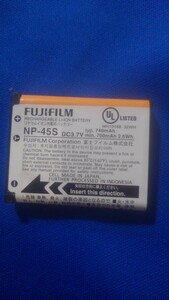 ☆　美品　富士フィルム FUJIFILM バッテリー　中古品　NP-45S 送料無料　①　☆