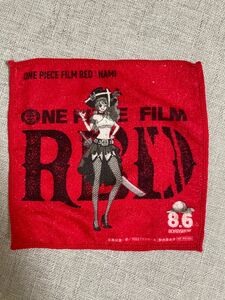 新品未使用 ONE PIECE film red ハンドタオル ナミ