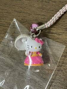 ハローキティ サンリオ 根付け お嬢様 ドレス HELLO KITTY sanrio 神戸 kobe ストラップ ピンク pink