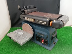 中古品 RYOBI リョービ 100mm ベルトジスクサンダ BDS-1000