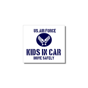 KIDS IN CAR/ Kids in машина магнит стикер * Setagaya основа ( старый рис ВВС модель ) белый 