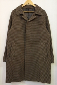 UNITED ARROWS メンズコート M A DAY IN THE LIFE UNITED ARROWS/コート/M/茶 ブラウン/千鳥格子【中古】