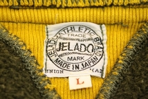 JELADO メンズパーカー L JELADO/後付けスウェットパーカー/L/緑 グリーン/黄 イエロー【中古】_画像3