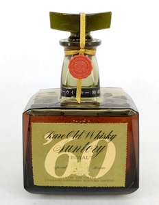 古酒 未開栓 サントリー ローヤル 60 RARE OLD WHISKY 特級 従価 中之島2丁目 720ml 43% SUNTORY