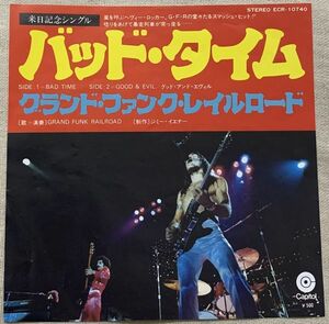 シングル グランド・ファンク・レイルロード バッド・タイム グッド・アンド・エヴィル Grand Funk Railroad Bad Time Good & ECR-10740