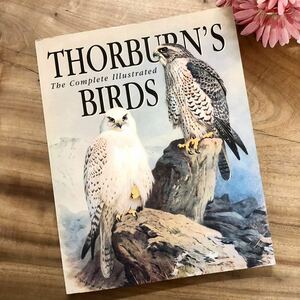 【洋書】鳥 図鑑 The Complete Illustrated Thorburn's Birds アーチボルド・ソーバーン イラスト集 大型 本 図案 ジャンクジャーナル