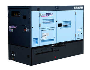 【値下げ交渉大歓迎！】即納！202011製造のNew item！現行モデル 北越工業 Airman 60kVA 発電機 ≪SDG60LX-5B1≫ 200V / 中古