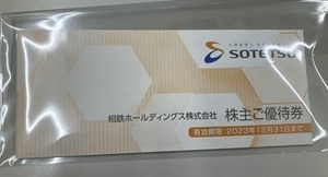 ◆相鉄ホールディングス㈱ SOTETSU 株主ご優待券 1冊 ～12/31◆送料込