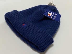 Champion チャンピオン ニットキャップ CAP 帽子 ネイビー 展示未使用品