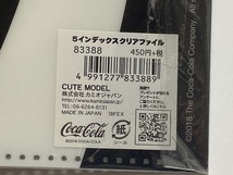 Coca-Cola コカ・コーラ 5インデックス クリアファイル 4点（同柄）展示未使用品_画像7