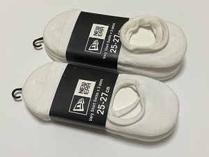 NEWERA ニューエラ Short Socks ショートソックス 3足組 × 2点 展示未使用品