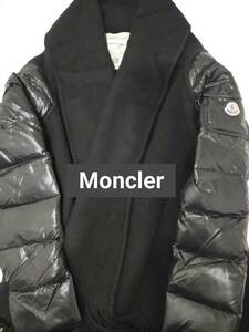 未使用保管品　MONCLER　モンクレール　マンテラ　大人気　ダウン袖付き　ポンチョ　ケープ　メディア掲載　