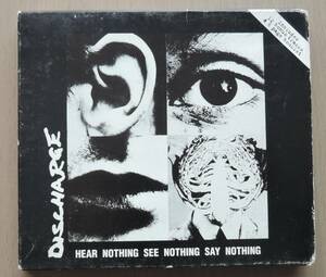 CD☆ DISCHARGE ☆ HEAR NOTHING SEE NOTHING SAY NATHING ☆ 輸入盤 ☆ デスチャージ ☆