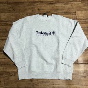 * Timberland Timberland USA made sweat sweatshirt Vintage light gray L size 