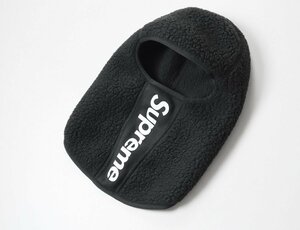 美品下げ札付き* Supreme ◆ 17AW Polartec Deep Pile Balaclava バラクラバ 黒 フリース 帽子 防寒 シュプリーム ◆CQ12