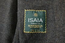 ISAIA ユナイテッドアローズ別注 ◆ カシミア混 ニット テーラードジャケット 茶 SOVEREIGN イザイア◆FR12_画像6