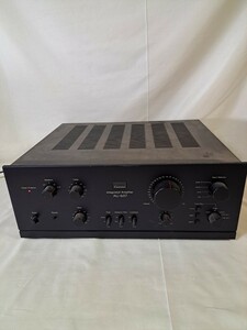 SANSUI プリメインアンプ AU-607　オーディオ機器　【通電確認済】　現状品 　山水電気　アンプ