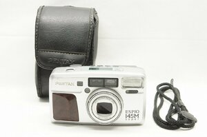 【アルプスカメラ】PENTAX ペンタックス ESPIO 145M シルバー 35mmコンパクトフィルムカメラ 230221h