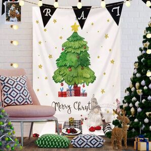 クリスマス クリスマスツリー タペストリー インテリア ツリー 壁飾り 飾り