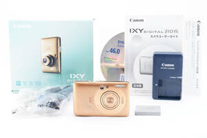 ★動作品★Canon IXY DIGITAL 210 IS GL コンパクトデジタルカメラ 箱 取説 バッテリー 充電器 等付属品多数