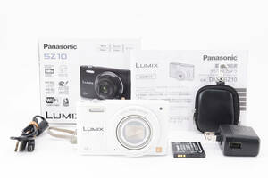 ★動作良好★ Panasonic LUMIX SZ DMC-SZ10 W ホワイト 箱 バッテリー 取説